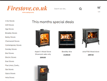 Tablet Screenshot of firestove.co.uk